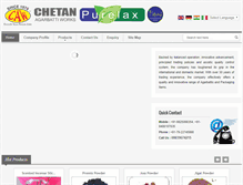 Tablet Screenshot of chetanagarbatti.com